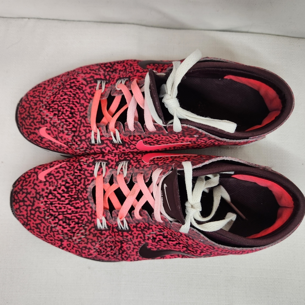 Nike Womens Free TR Fit 4 629832-604 Pink Lace Up Running Sneaker Shoes Size 6.5 - Picture 2 of 8